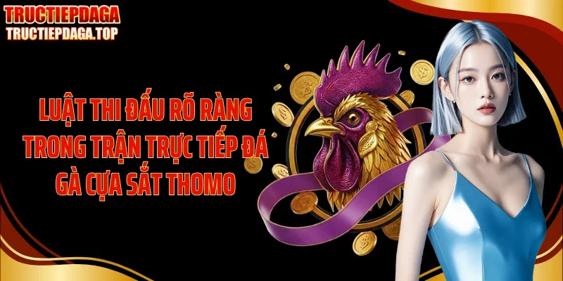 Luật thi đấu rõ ràng trong trận trực tiếp đá gà cựa sắt Thomo