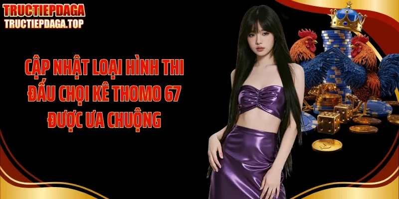 Cập nhật loại hình thi đấu chọi kê Thomo 67 được ưa chuộng